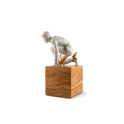 Lladro雅致神话赫耳墨斯瓷偶摆件