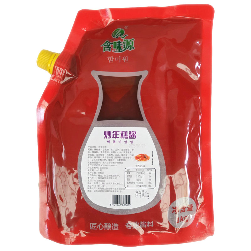 袋装山东韩式炒年糕酱韩味源