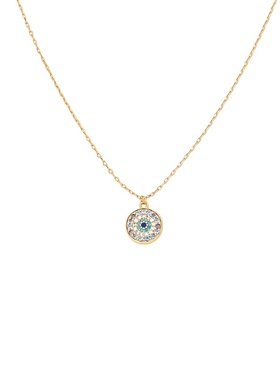 爆款恶魔之眼项链耳钉法式复古