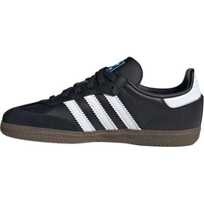 滔搏adidas阿迪达斯三叶草小童SAMBA OG德训T头板鞋休闲鞋JQ6390
