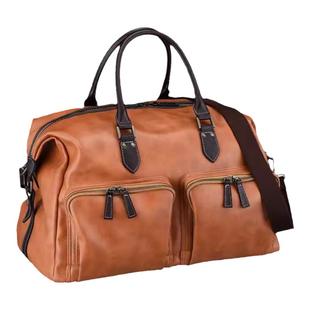 正品HONMA红马高尔夫衣物包男士手提球包皮革防水golf球包服装包