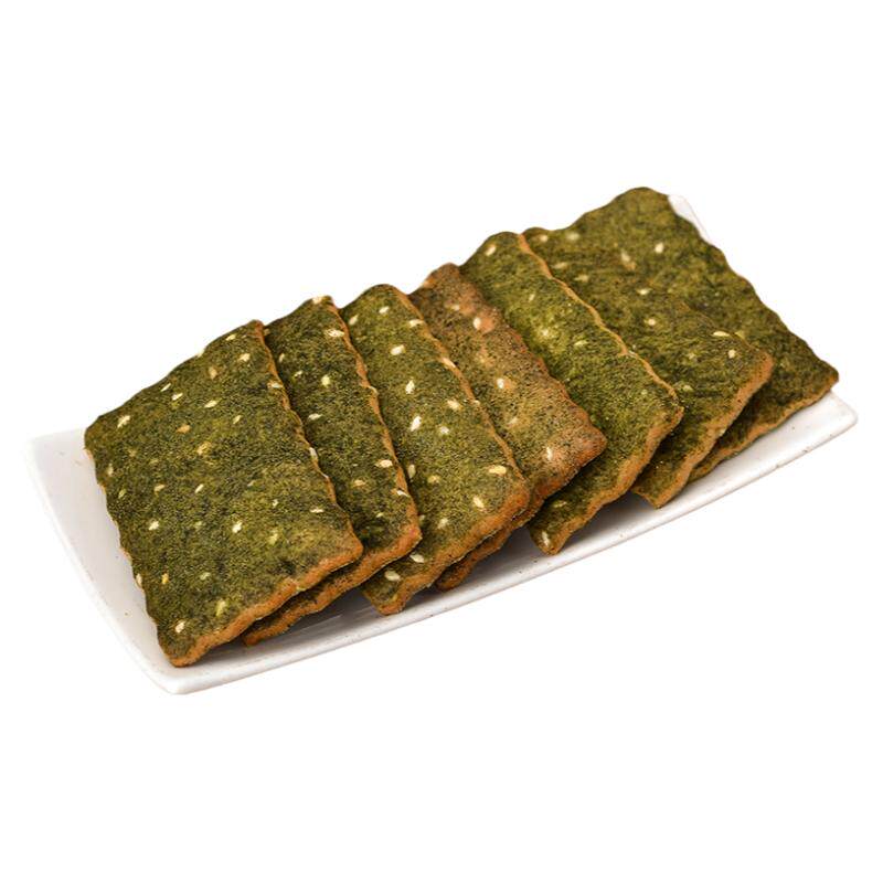 草湖宁波特产素食海苔饼干美食零食小吃千层饼咸味好吃的手工糕点