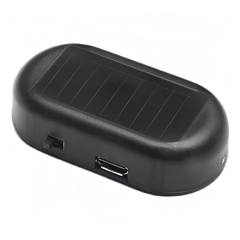 汽车太阳能防盗灯 仿真模拟警示爆闪灯报警器装饰灯LED车内感应灯