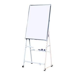 移动滚轮支架式斜放竖式活动磁性大白板可擦写办公室会议写字板家用儿童立式讲课教学培训大黑板绿板记事看板