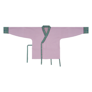 谜阿凰【晨曦热岩绒里衣】汉元素上衣国风粉色内搭秋冬日常加绒女