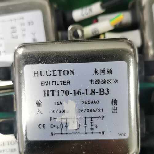 询拆机现货 惠博顿交流电源滤波器HT170-16-L8-B3.