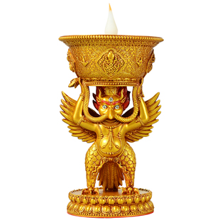 藏村大鹏鸟电子酥油灯室内家用LED长明灯电蜡烛烛台敬佛灯供灯