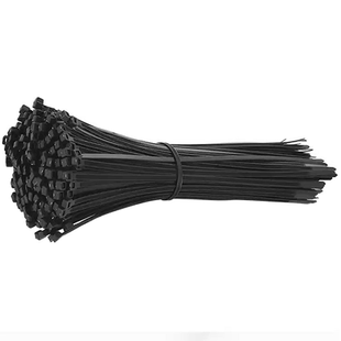 包邮黑色尼龙扎带4*150 200 250 300塑料环保绑带束线带锁带索带