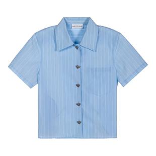 【断码】SHORT SENTENCE/短句潮流都市女士休闲短袖衬衫301574