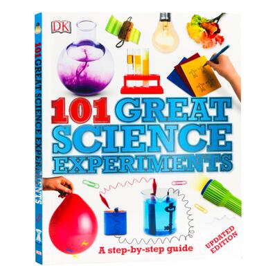 进口英文原版正版DK儿童科普系列 101个了不起的科学实验 101 Great Science Experiments  儿童趣味科普认知图画书 DK百科书