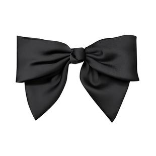 蝴蝶结发夹子头饰黑色发饰2025新款女高端后脑勺半扎发韩系弹簧夹