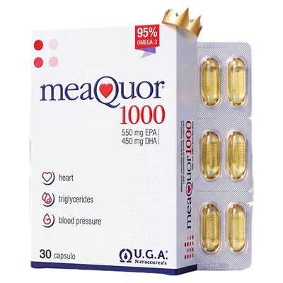 金凯撒鱼油软胶囊omega 3深海鱼油mini 95%高纯浓度DHA脂肪酸EPA