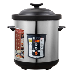 万宇家用智能陶瓷电炖锅大容量全自动电汤锅隔水炖汤煮粥煲汤神器