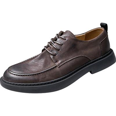 软底夏季商务正装百搭休闲皮鞋