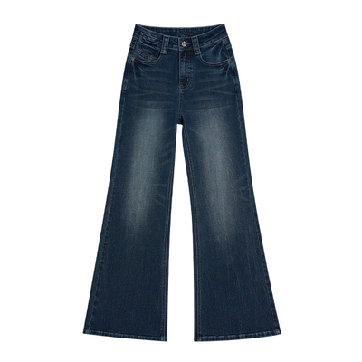 王家有鱼秋季新款不贴腿微喇裤女