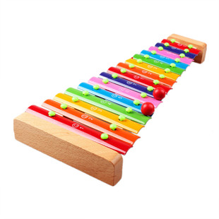 天义15音手敲琴铝板钟琴洋木琴儿童成人小学生幼儿园专业打击乐器