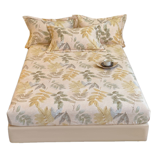 定制床笠任意尺寸全棉田园风加厚印花卉床单榻榻米床罩枕套纯棉冬