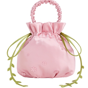 CHARLES&KEITH26春新款CK2-10151623-A花朵系列手提水桶包斜挎包