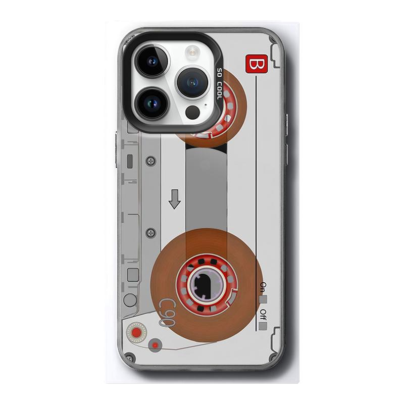磁带magsafe适用苹果15pro手机壳磁吸原创iPhone14promax小众不撞款13新款十五12pro高级感pm防摔MAX薄11外壳