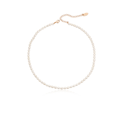 安铂洛利淡水珍珠米粒女项链