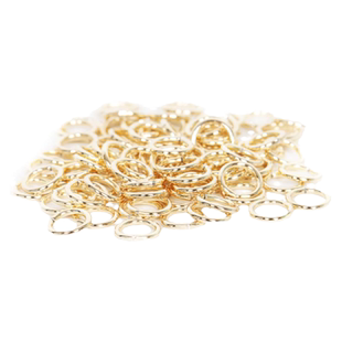 豫都14K包金开口圈闭口圈饰品配件手工DIY手链耳环串珠材料连接环