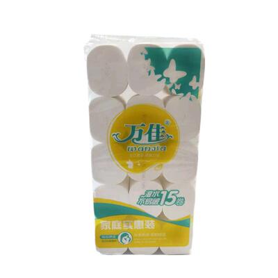 万佳2300g卫生纸学生整箱无芯