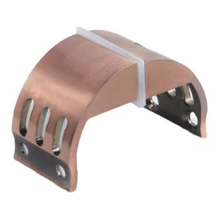 大门拉手脚加厚移门把手配件不锈钢玻璃门古铜马蹄底座五金固定脚