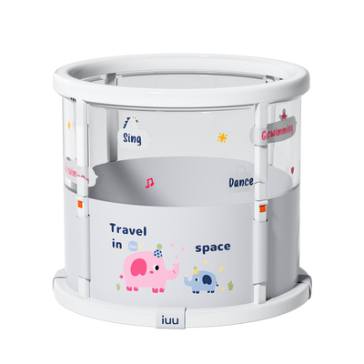 IUU婴儿游泳桶儿童泡澡桶透明