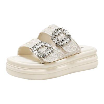 星期六柔软舒适百搭甜美凉拖鞋女