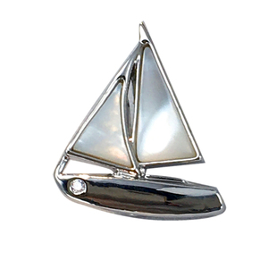 D.M.D/迪曼达帆船男士胸针一帆风顺迷你胸花别针时尚个性西服配饰