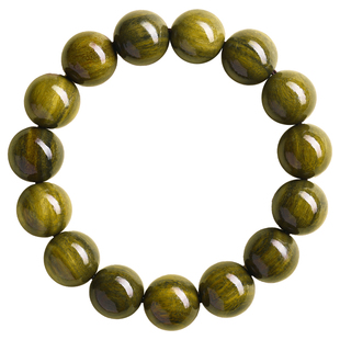 天然绿檀木手串女款阿根廷真品绿色木质盘玩佛珠檀香男士文玩手链