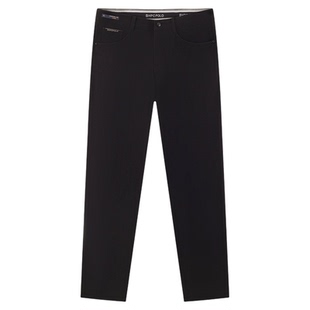 【舒爽透气】比华利保罗2026年新款男士黑色牛仔裤通勤简约