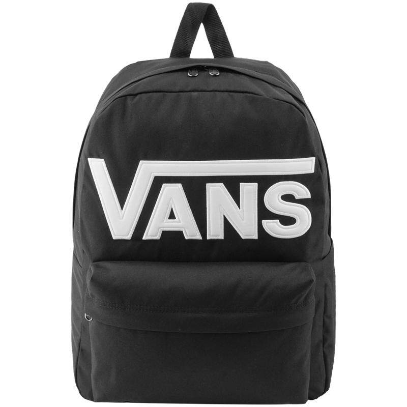 Vans范斯官方黑色经典LOGO背包