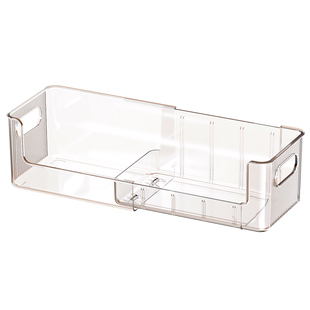 桌面茶包咖啡收纳盒透明亚克力分格分类长方形分隔零食饮料整理筐