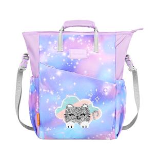 tigerfamily虎米补习袋儿童小学生外出三合一补课手提斜挎双肩包