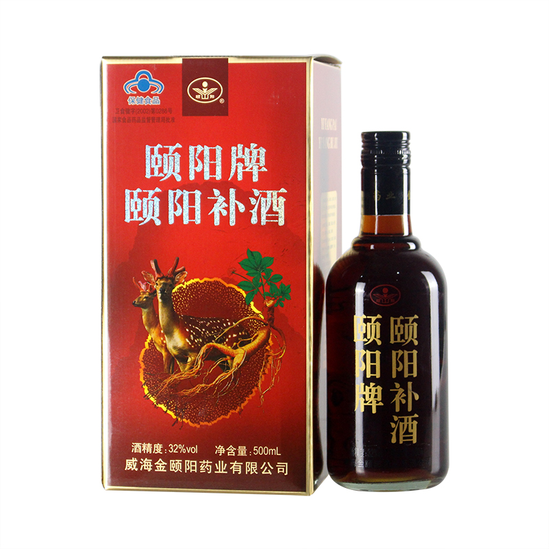 頤陽(yáng)補(bǔ)酒500ml*6瓶男性保健滋補(bǔ)養(yǎng)生酒參茸酒山東威海特產(chǎn)頤陽(yáng)牌