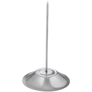 插单器不锈钢厨房外卖菜单插收集座针叉餐厅传票叉商用收银小票叉