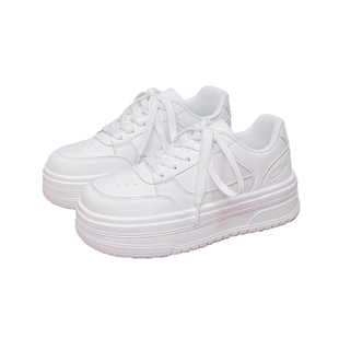 回力奶fufu小白鞋2026春季新款学生增高鞋女鞋百搭鞋子女厚底板鞋