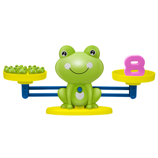 儿童青蛙数字天平秤数学逻辑益智思维训练游戏亲子互动数字称玩具