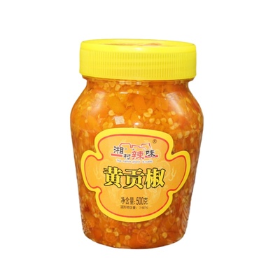 湖南黄贡椒双色鱼头剁椒辣椒酱