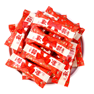 欢喜花生牛轧糖结婚喜糖散装批发专用糖果散装小零食婚礼年货糖果