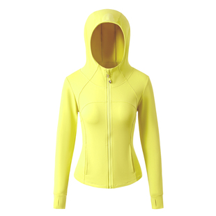 广场舞服装新款上衣女秋冬加绒健身跳操运动速干长袖跑步连帽外套