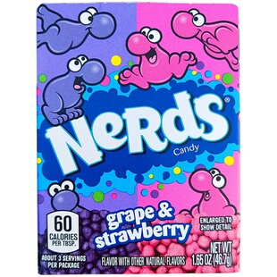 旺卡彩虹粒粒糖果汁松脆糖果RAINBOW NERDS TANGY CRUNCHY CANDY