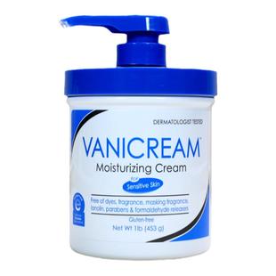 美国Vanicream薇霓肌本成人婴幼儿童敏感肌保湿滋润修护霜453g