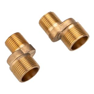 加长加厚变径曲脚淋浴龙头配件花洒弯脚偏心拐脚弯角曲角接头大全