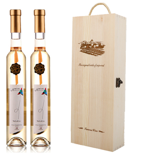 四支冰酒木盒子酒盒礼盒4支375ml-500ml冰酒包装盒六支375ml木盒