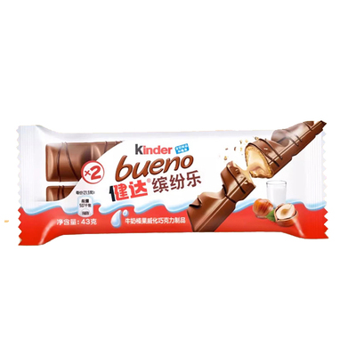 费列罗Kinder健达缤纷乐牛奶榛子威化夹心巧克力进口儿童休闲零食