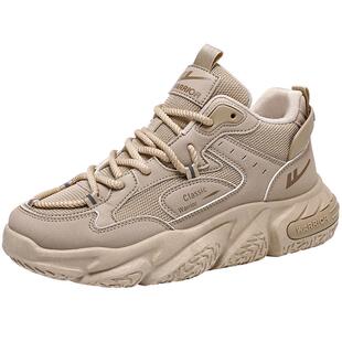 回力女鞋2026夏季新款高帮百搭复古休闲鞋女款运动厚底增高老爹鞋