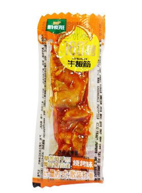 大块烧烤孜然香辣味牛板筋