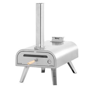 户外木屑颗粒披萨炉意式比萨烤炉大号16寸不锈钢披萨烤箱pizza